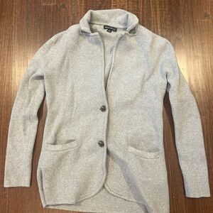 Jcrew mercantile sweater blazer xxs gray